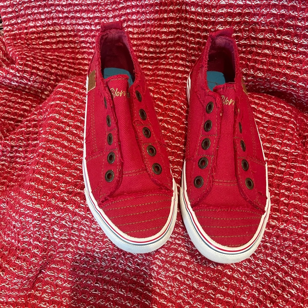 Blowfish Red Slip-On Sneakers